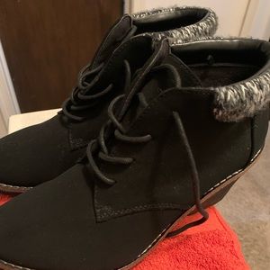 Black ankle boots